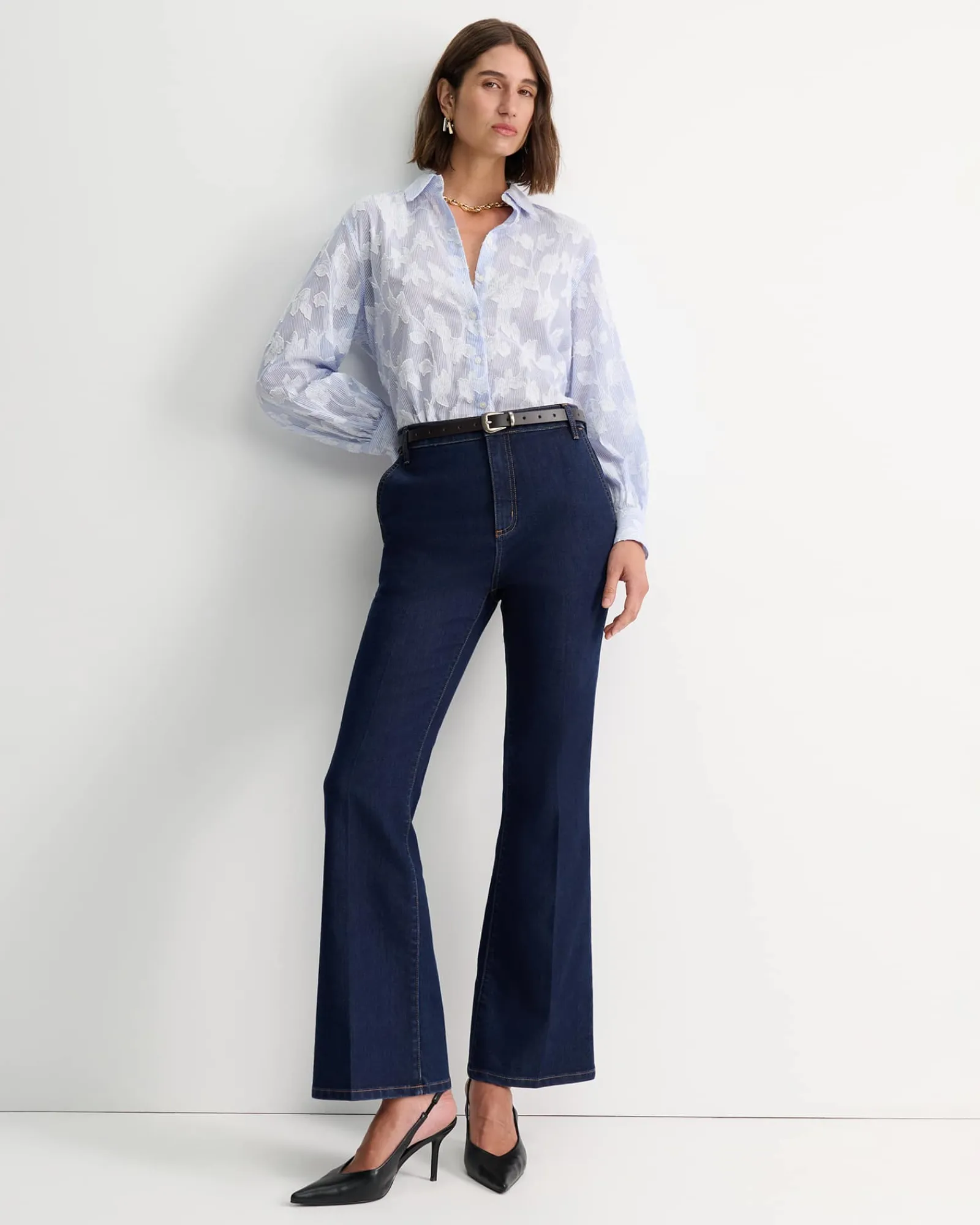 Clearance Sportscraft Maxine Trouser Jean in Dark Wash DarkWash