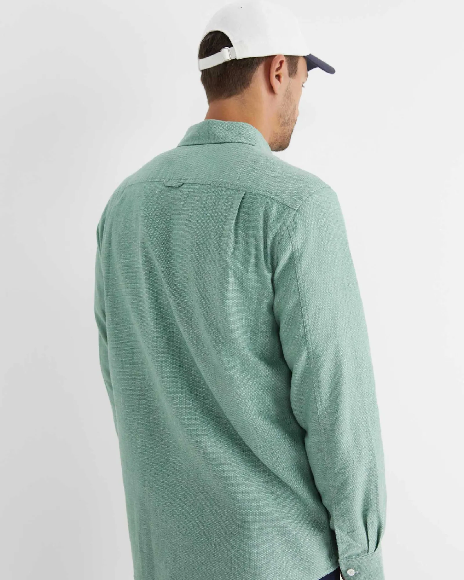 Best Sportscraft Mclure Long Sleeve Shirt in Sage
