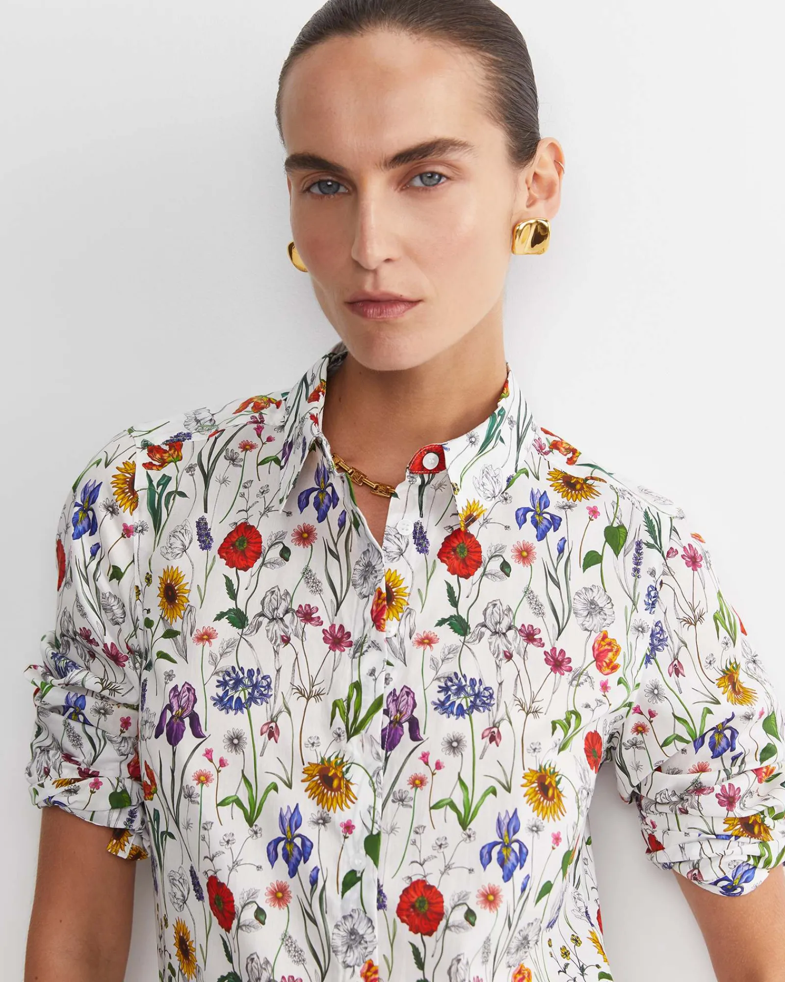 Hot Sportscraft Meadow Liberty Long Sleeve Shirt in Multi