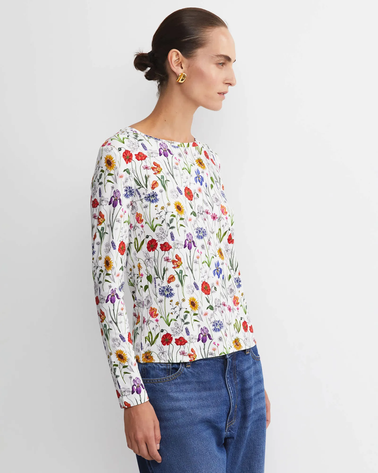 Fashion Sportscraft Meadow Liberty Long Sleeve Magic Tee in Multi