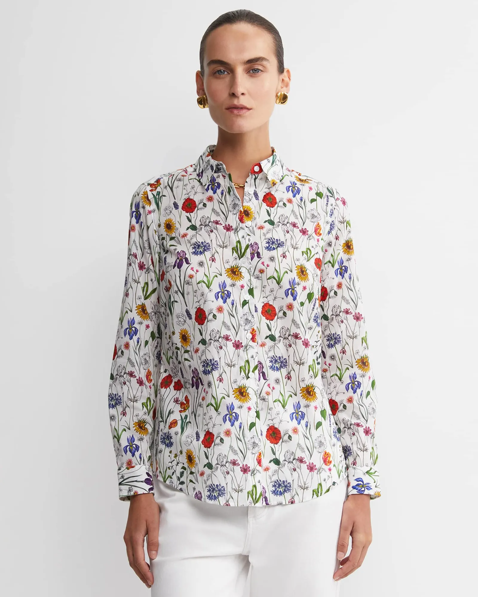 Hot Sportscraft Meadow Liberty Long Sleeve Shirt in Multi