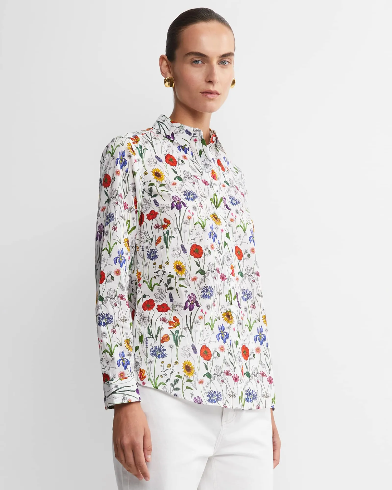 Hot Sportscraft Meadow Liberty Long Sleeve Shirt in Multi