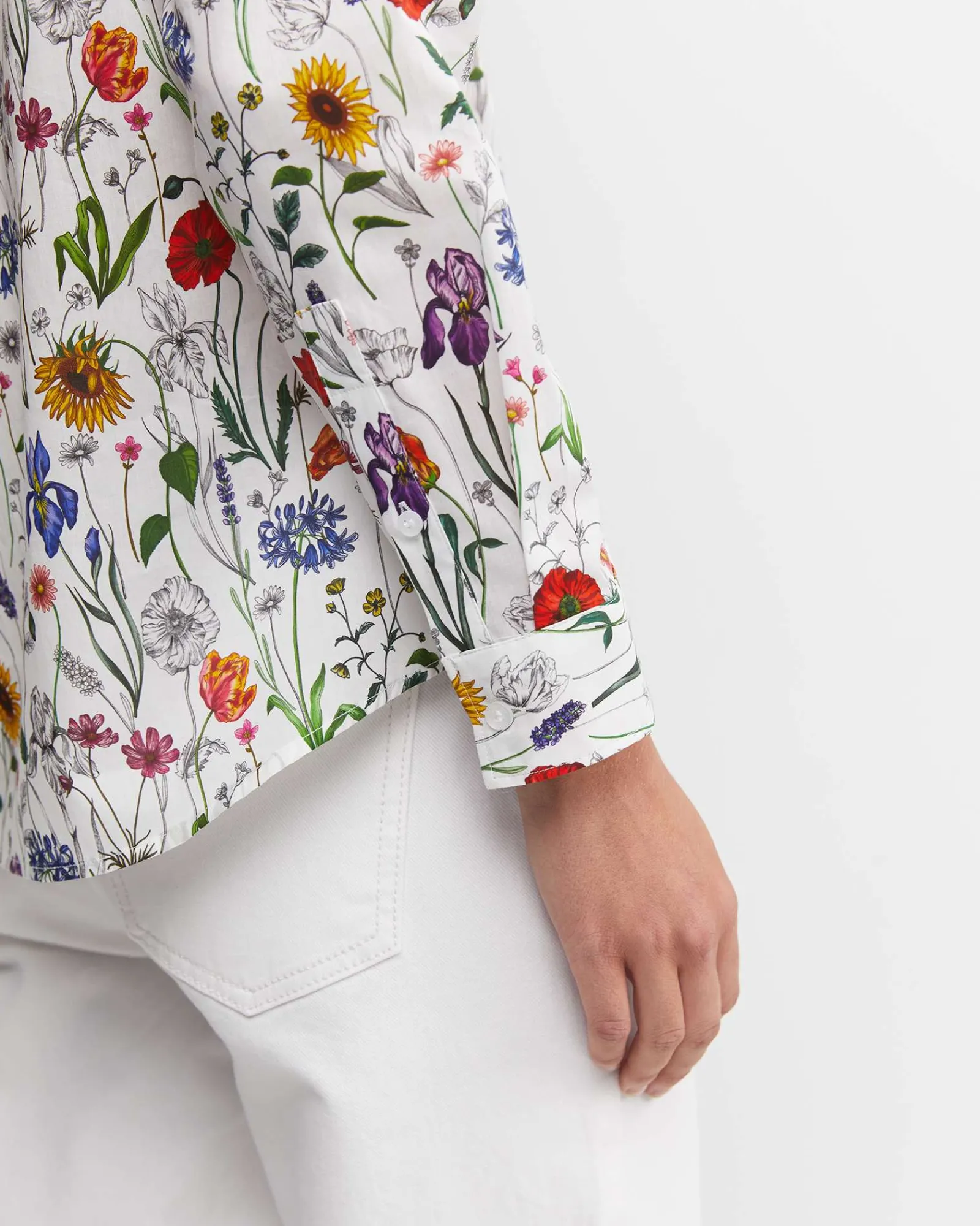 Hot Sportscraft Meadow Liberty Long Sleeve Shirt in Multi