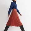 Clearance Sportscraft Megan Polka Dot Midi Skirt in Multi
