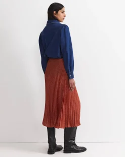 Clearance Sportscraft Megan Polka Dot Midi Skirt in Multi