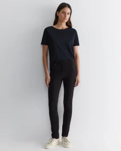 Sale Sportscraft Mercerised Cotton Tee in Black