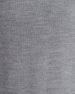 Discount Sportscraft Merino V-Neck Knit in Charcoal Melange CharcoalMelange