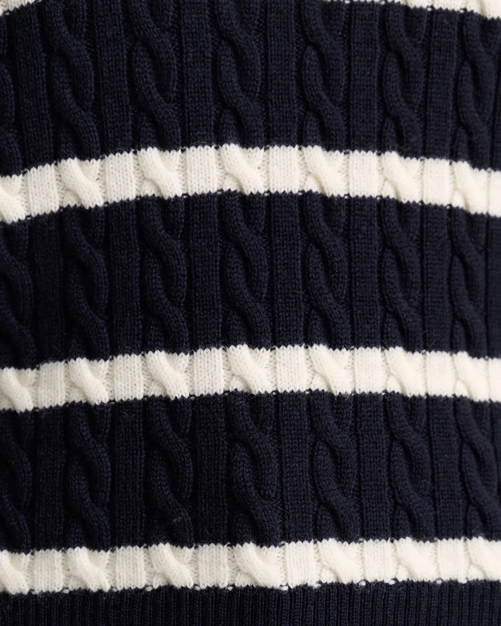 Hot Sportscraft Merino Wool Baby Cable Sweater in Navywhite Navy/white