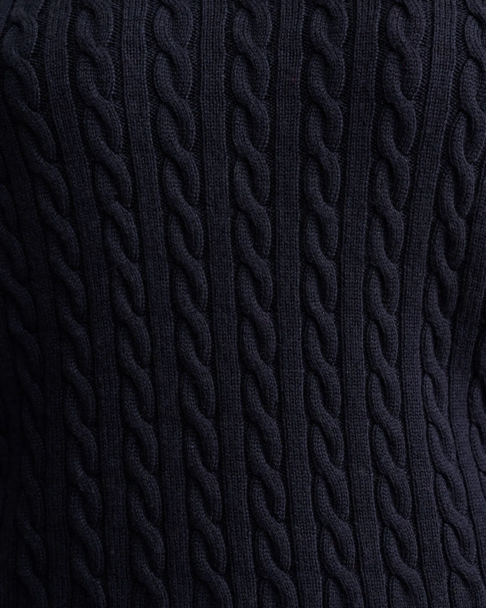 Clearance Sportscraft Merino Wool Baby Cable Sweater in Navy