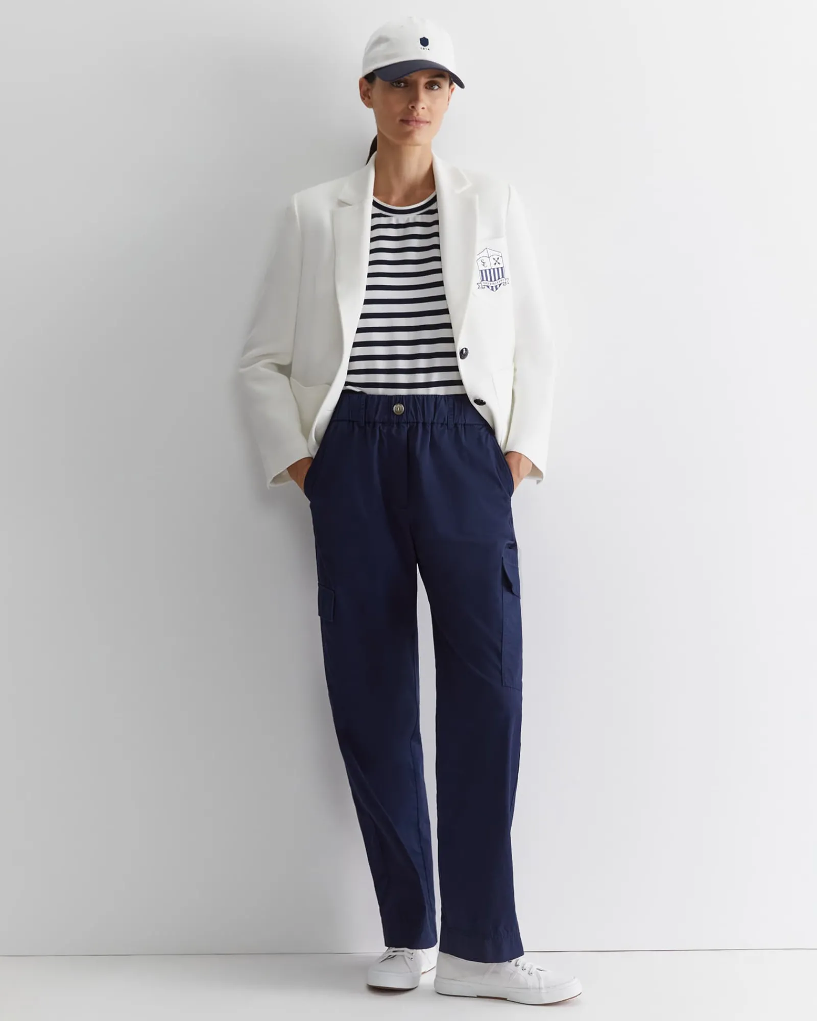 Discount Sportscraft Mila Cargo Pant in Navy
