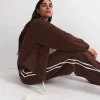 Online Sportscraft Misha Straight Leg Track Pant in Chocolate
