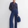 New Sportscraft Nili Wide Leg jean in Blue Wash BlueWash