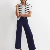 Clearance Sportscraft Nili Wide Leg Jean in Navy