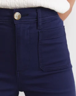 Clearance Sportscraft Nili Wide Leg Jean in Navy