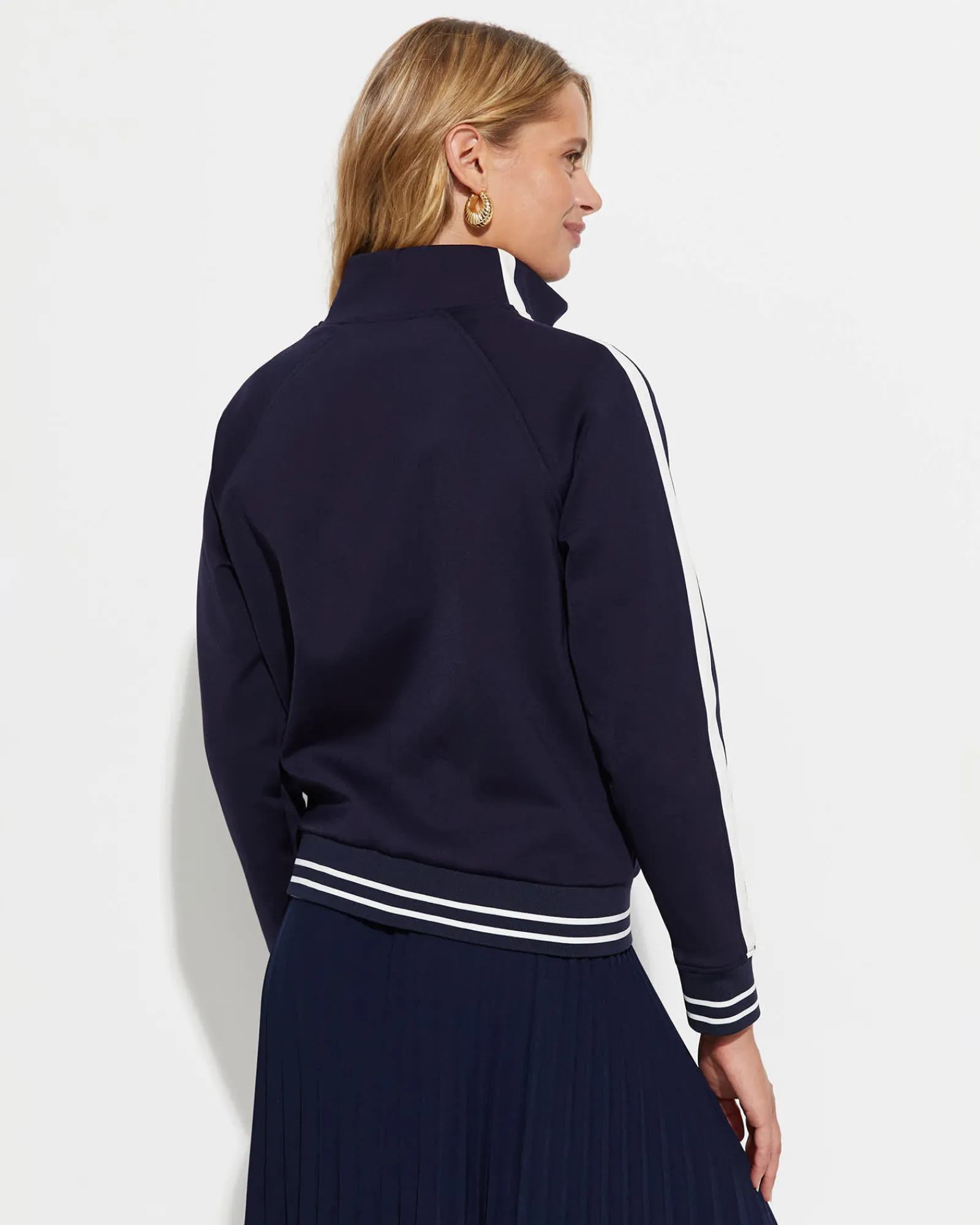 Sale Sportscraft Nina Zip Track Top in Navy