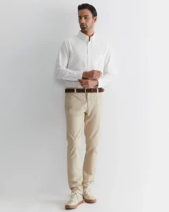 Discount Sportscraft Oxford Long Sleeve Shirt in White