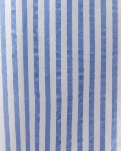 Fashion Sportscraft Oxford Stripe Long Sleeve Shirt in Dutch Blue DutchBlue