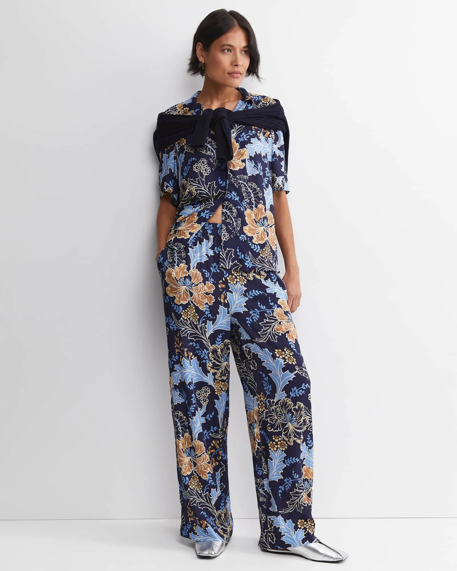 Fashion Sportscraft Poppy Liberty Short Sleeve Blouse in Multi