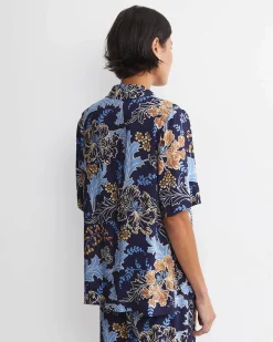Fashion Sportscraft Poppy Liberty Short Sleeve Blouse in Multi