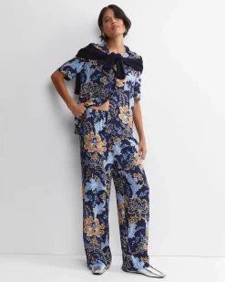 Clearance Sportscraft Poppy Liberty Wide Leg Pant in Multi