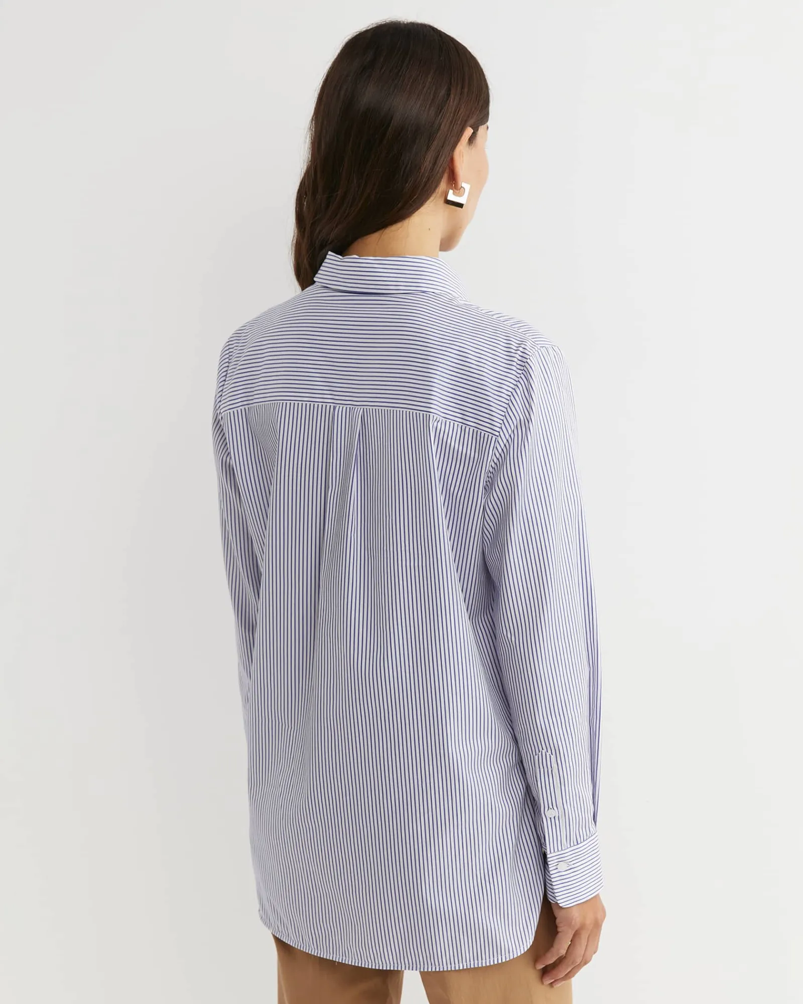 Online Sportscraft Priscilla Stripe Shirt in Whiteblue White/blue