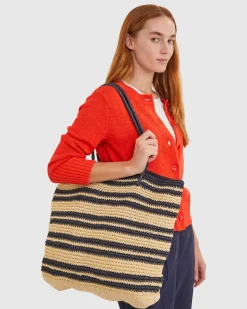 Clearance Sportscraft Raffia Bag in Multi