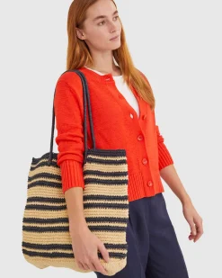 Clearance Sportscraft Raffia Bag in Multi