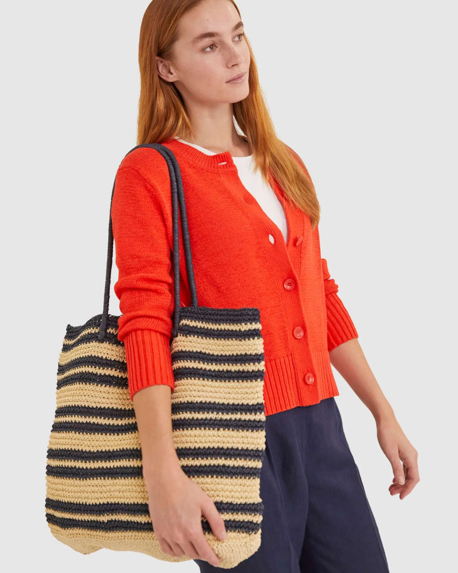Clearance Sportscraft Raffia Bag in Multi