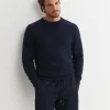 Best Sportscraft Riley Raglan Crew Neck Knit in Navy