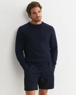 Best Sportscraft Riley Raglan Crew Neck Knit in Navy
