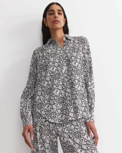 Online Sportscraft Robertson Liberty Blouse in Blackwhite Black/white