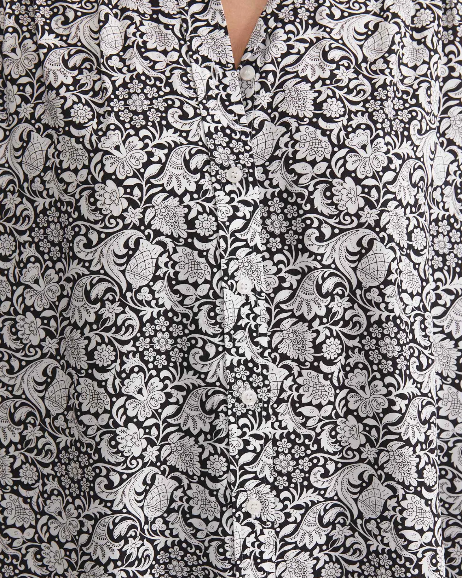 Online Sportscraft Robertson Liberty Blouse in Blackwhite Black/white