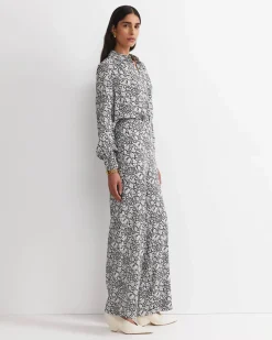 New Sportscraft Robertson Liberty Wide Leg Pant in Blackwhite Black/white