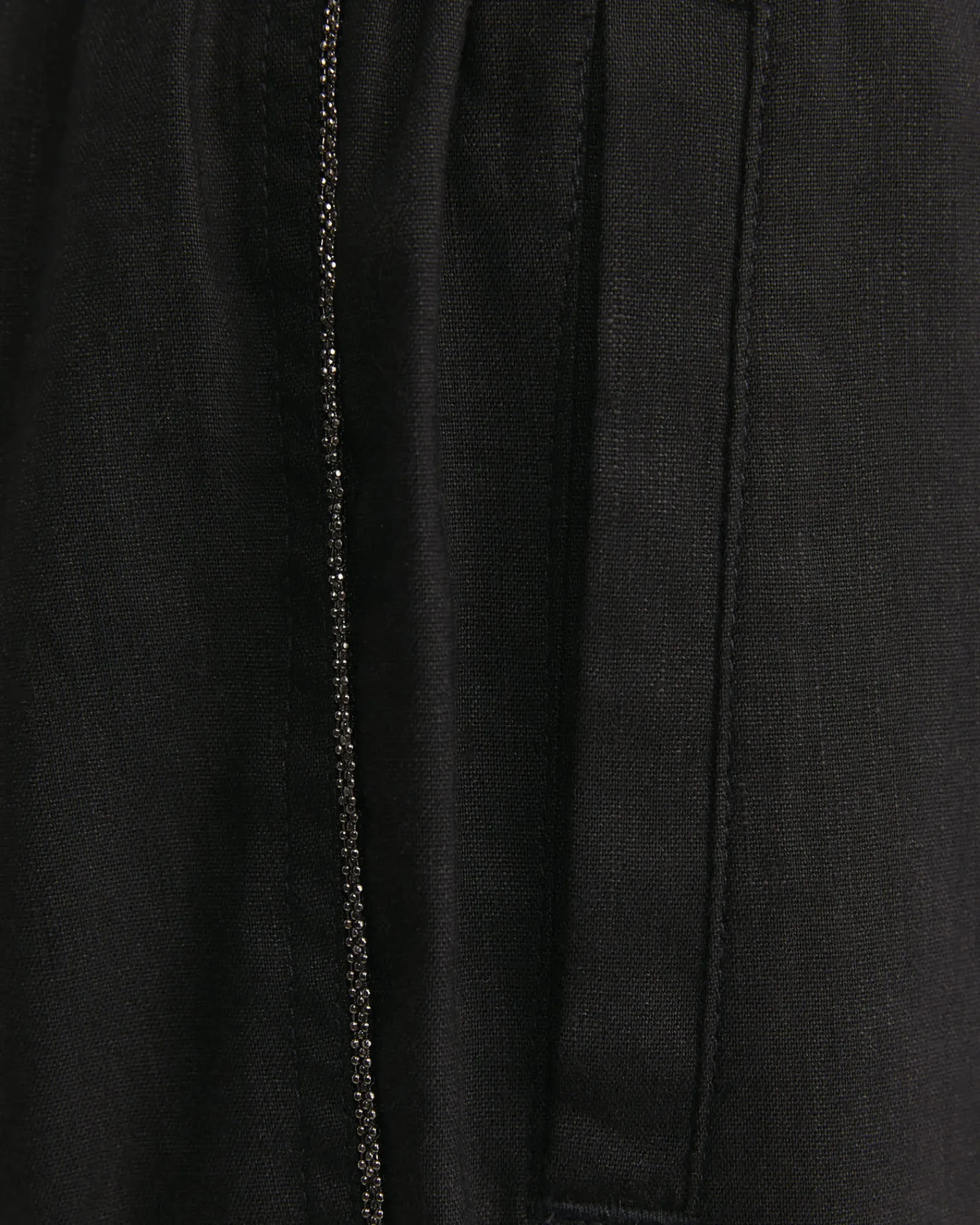 Best Sportscraft Rosa Bead Trim Linen Short in Black