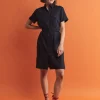 Discount Sportscraft Rosa Belted Shirt Dress in Classic Navy ClassicNavy