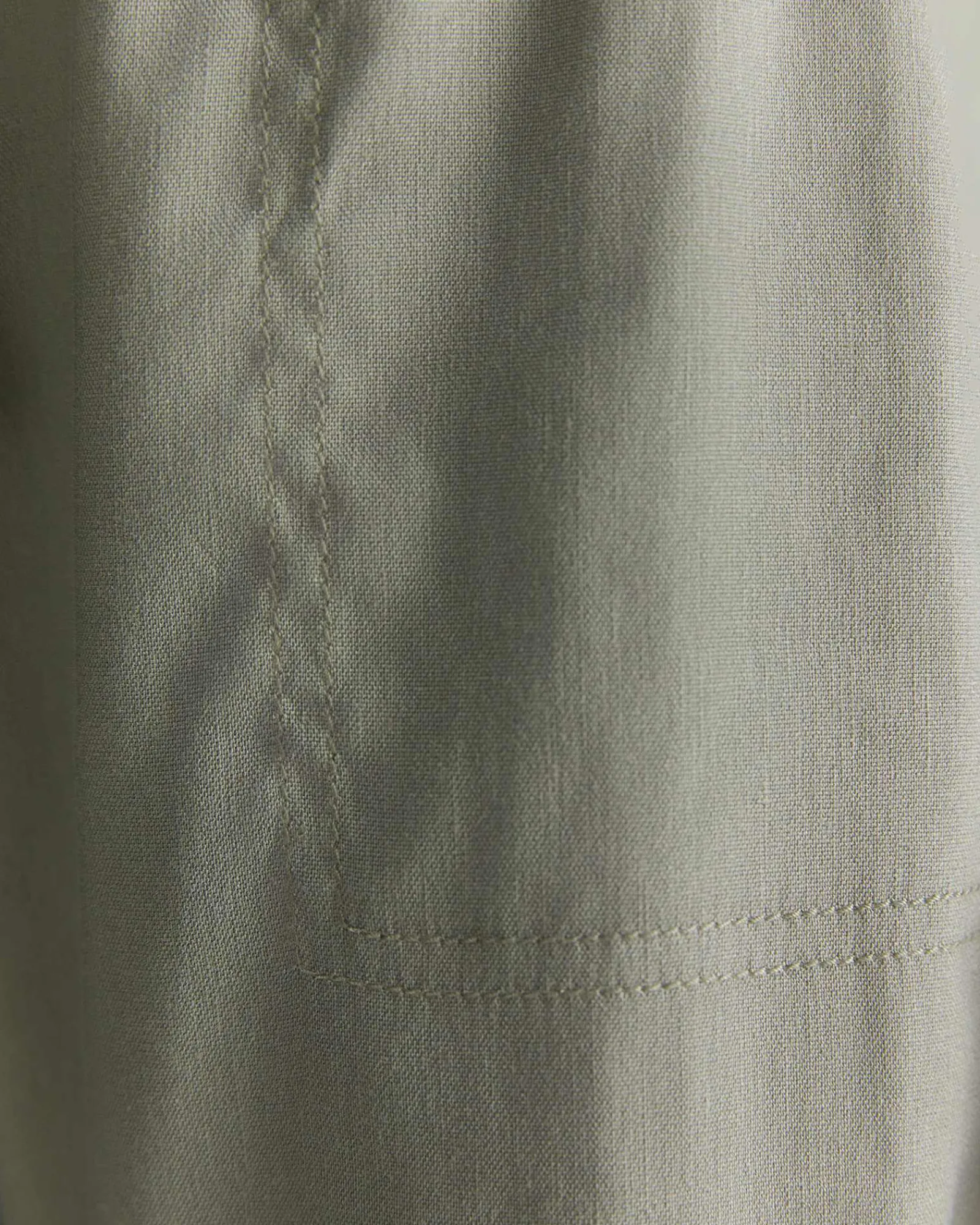 Online Sportscraft Rosa Crop Linen Pant in Khaki