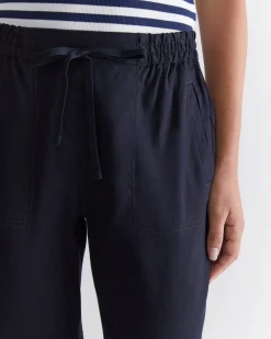 Fashion Sportscraft Rosa Linen Pant in Classic Navy ClassicNavy