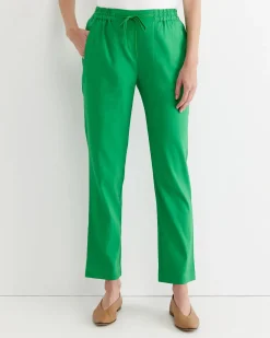Discount Sportscraft Rosa Linen Pant in Fern
