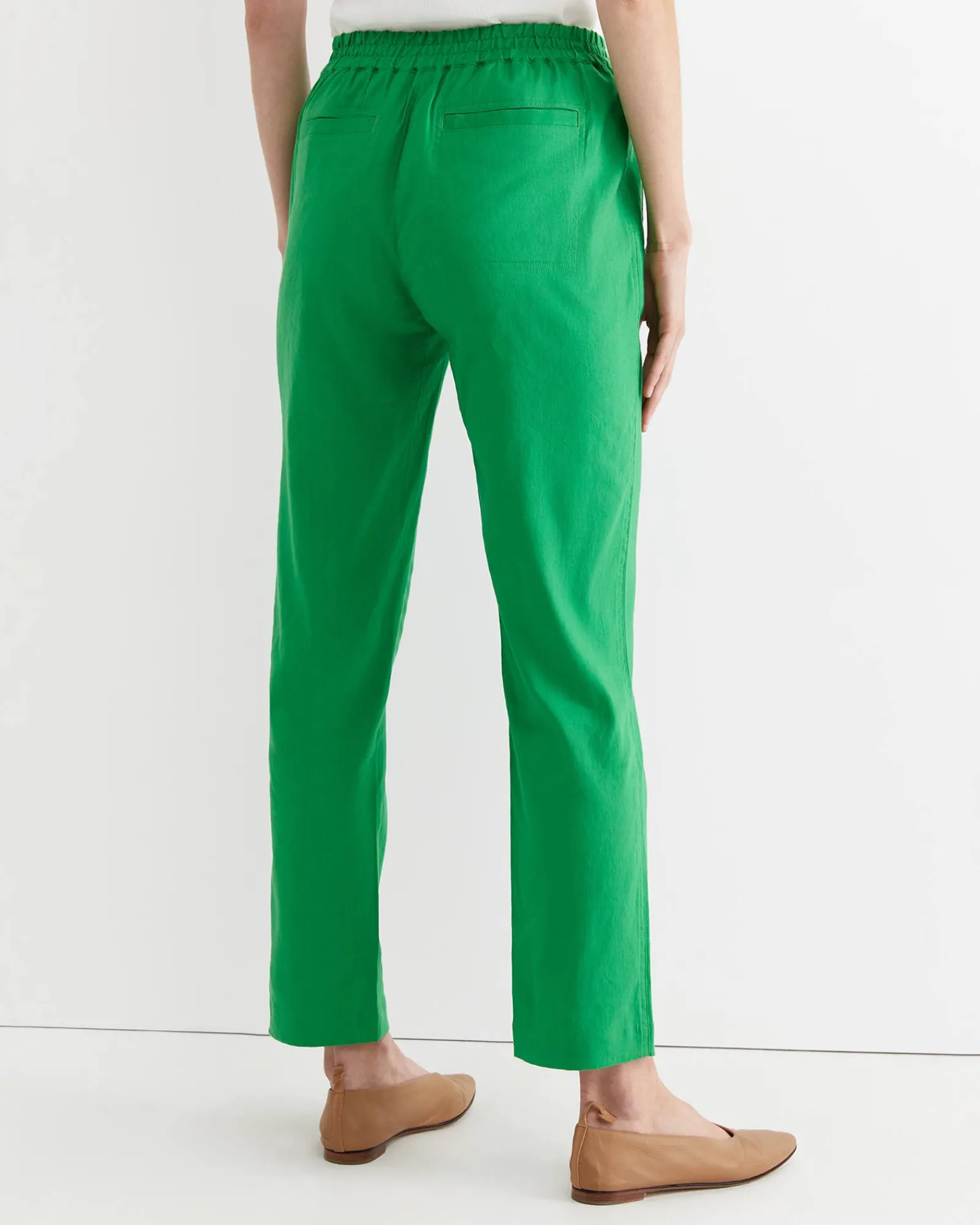 Discount Sportscraft Rosa Linen Pant in Fern