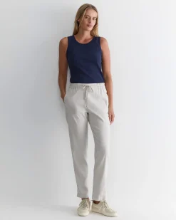 Outlet Sportscraft Rosa Linen Pant in Natural