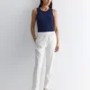 Sale Sportscraft Rosa Linen Pant in White