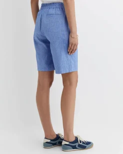Discount Sportscraft Rosa Linen Short in Cerulean