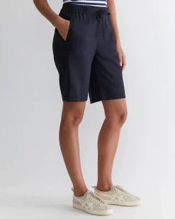 Best Sportscraft Rosa Linen Short in Classic Navy ClassicNavy