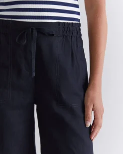 Best Sportscraft Rosa Linen Short in Classic Navy ClassicNavy