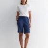 Online Sportscraft Rosa Linen Short in Indigo
