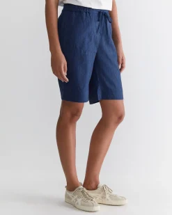 Online Sportscraft Rosa Linen Short in Indigo