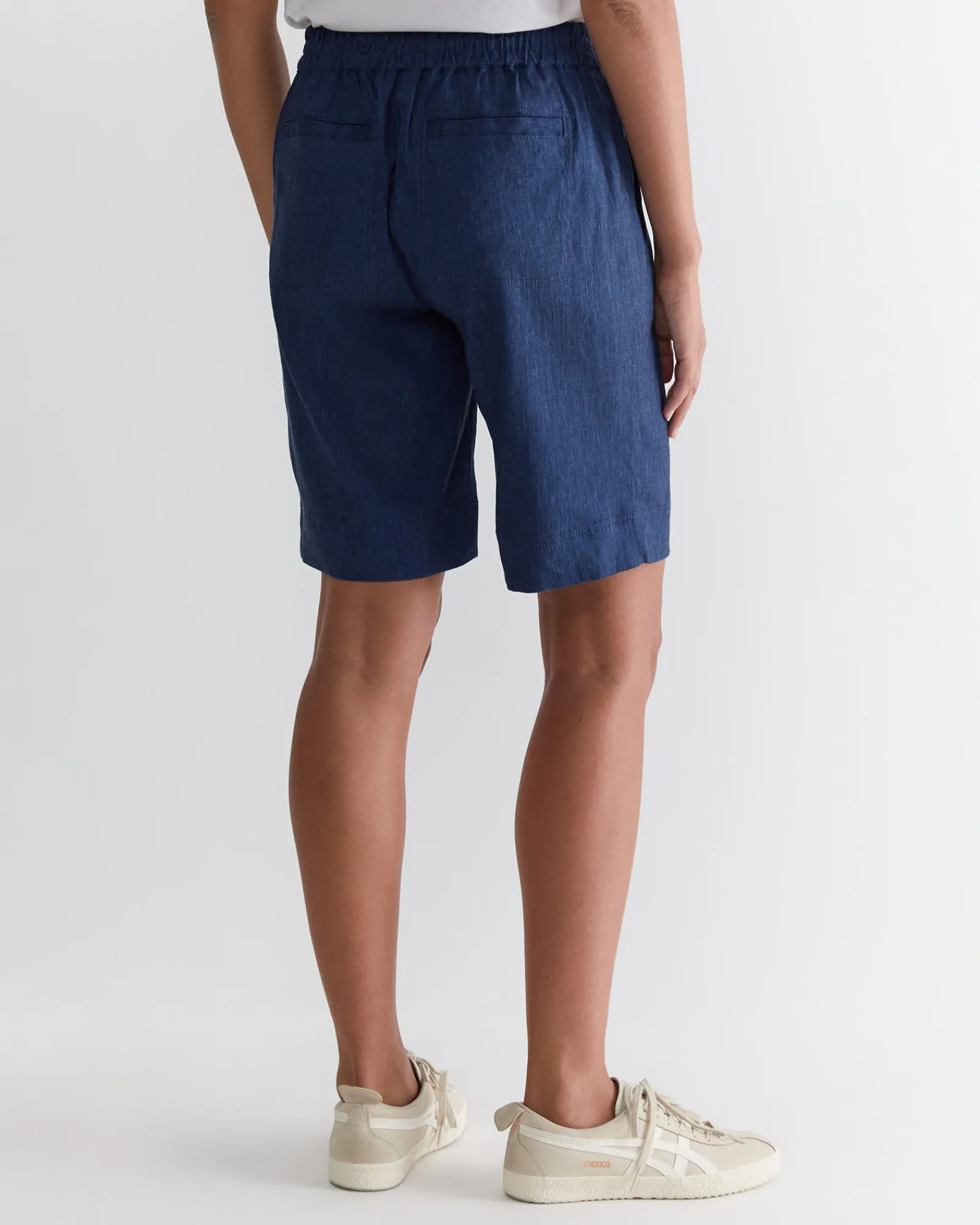 Online Sportscraft Rosa Linen Short in Indigo