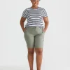 Sale Sportscraft Rosa Linen Short in Khaki
