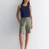 Best Sportscraft Rosa Linen Short in Khaki