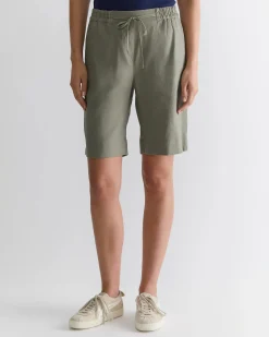Best Sportscraft Rosa Linen Short in Khaki